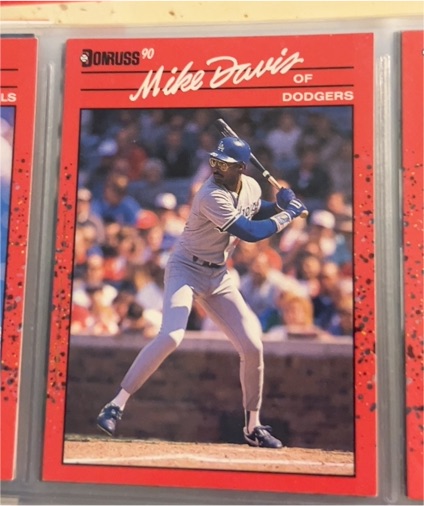 1990 Donruss #552 Mike Davis — front