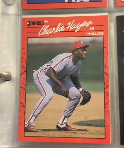 1990 Donruss #548 Charlie Hayes — front