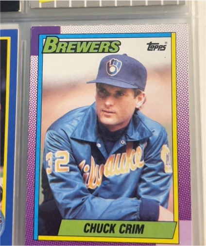 1990 Topps #768 Chuck Crim — front