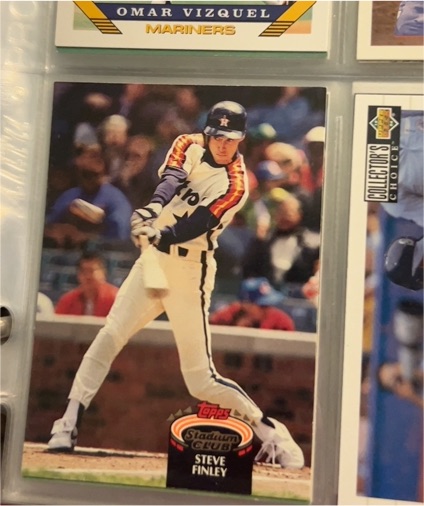 1992 Topps Stadium Club #400 Steve Finley — front