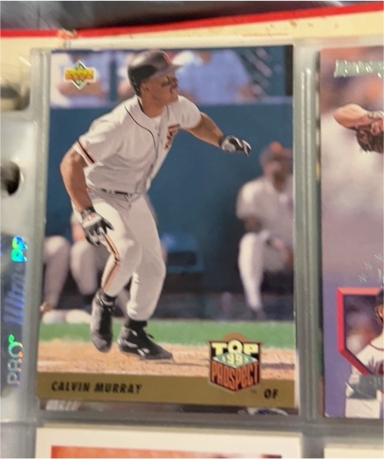 1993 Upper Deck Top Prospect #432 Calvin Murray — front