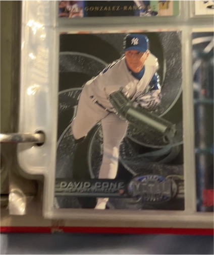 1998 Pacific Omega #116 David Cone — front