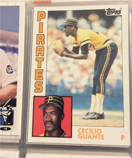 1984 Topps #122 Cecilio Guante — front