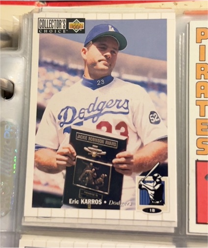 1994 Upper Deck Collector's Choice #158 Eric Karros — front