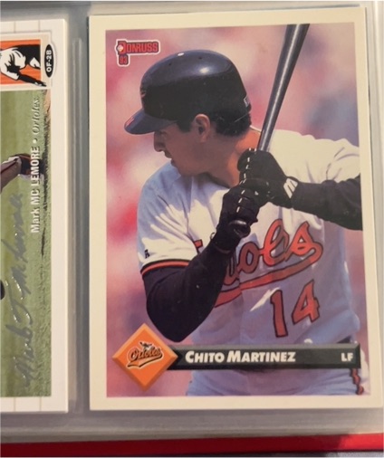 1993 Donruss #221 Chito Martinez — front