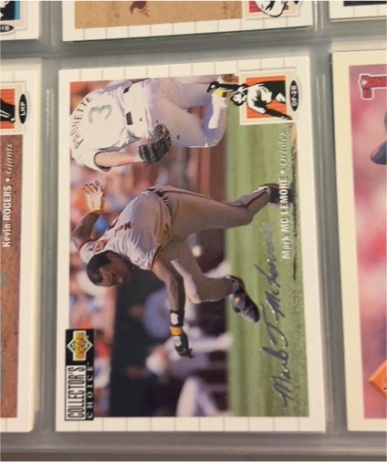 1994 Upper Deck Collector's Choice #198 Mark McLemore — front