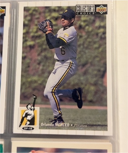 1994 Upper Deck Collector's Choice #204 Orlando Merced — front