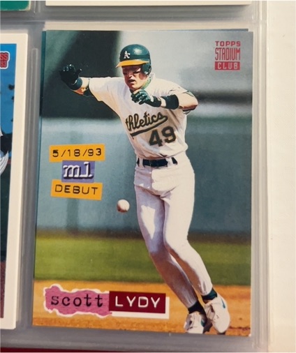 1994 Topps Stadium Club #391 Scott Lydy — front