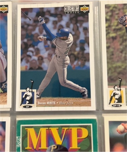 1993 Upper Deck Collector's Choice #CC-1 Devon White — front