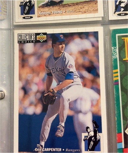 1994 Upper Deck Collector's Choice #420 Cris Carpenter — front