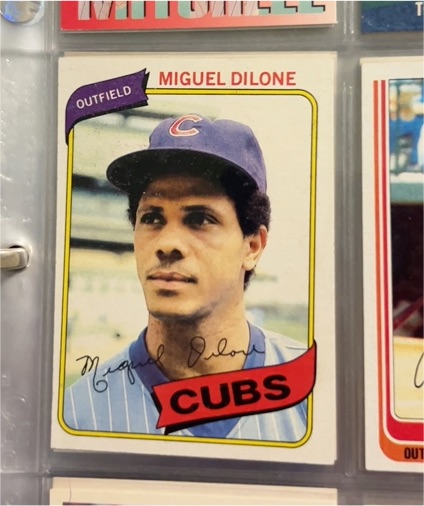 1980 Topps #541 Miguel Dilone — front