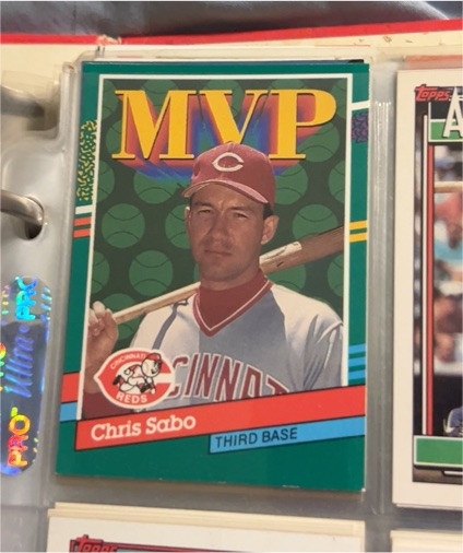 1991 Donruss #412 Chris Sabo Cincinnati Reds — front