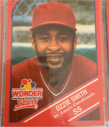 1990 Wonder Bread Stars #5 Ozzie Smith — front