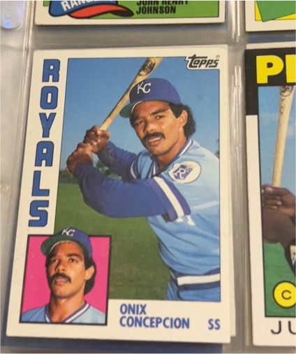 1984 Topps #247 Onix Concepcion — front