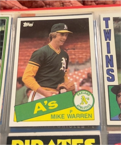 1985 Topps #197 Mike Warren — front