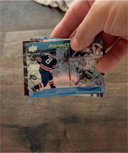 2024-25 Upper Deck Series 1 Aimbots #AB-1 Alex Ovechkin — front