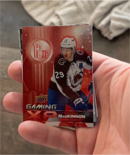 2024-25 Upper Deck Series 1 Gaming XP #GXP-14 Nathan MacKinnon — front