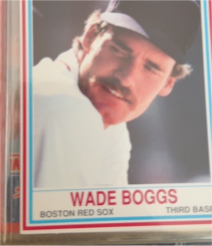 1990 Post #17 Wade Boggs — front