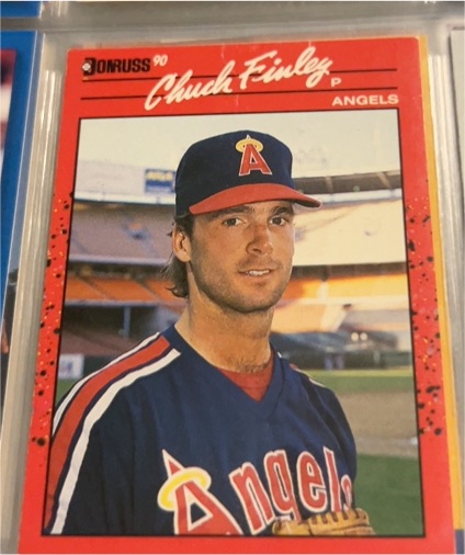 1990 Donruss #344 Chuck Finley — front