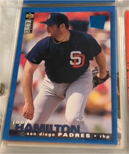 1995 Collector's Choice SE #161 Joey Hamilton — front