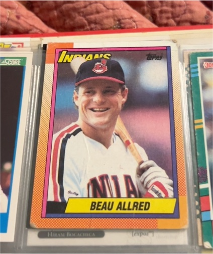 1990 Topps #419 Beau Allred — front