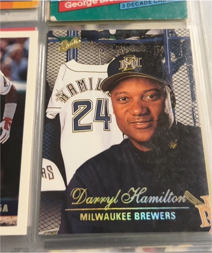 1994 Donruss Studio #43 Darryl Hamilton — front