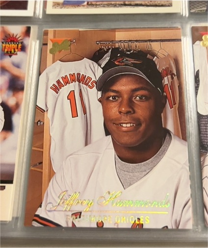 1994 Donruss Studio #123 Jeffrey Hammonds — front