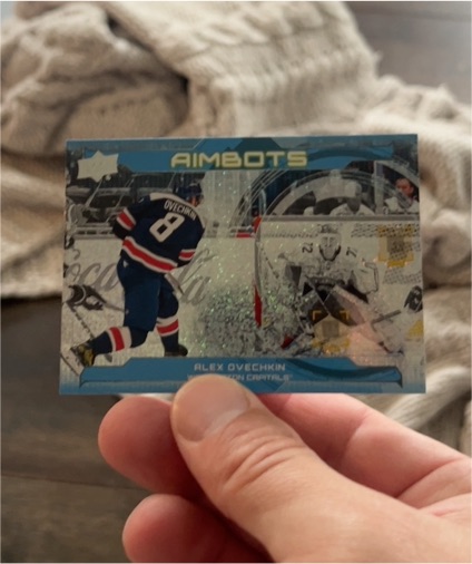 2024-25 Upper Deck Series 1 Aimbots #AB-1 Alex Ovechkin Washington Capitals — front
