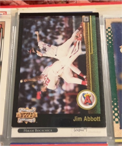 1993 Upper Deck 5th Anniversary #A4 Jim Abbott — front