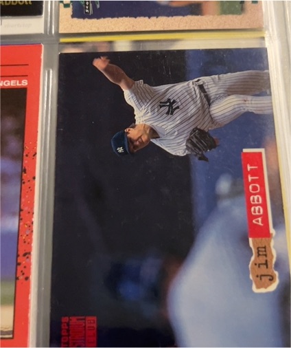 1994 Topps Stadium Club #516 Jim Abbott — front