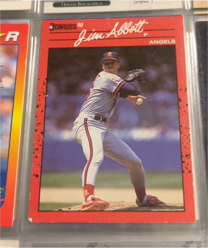 1990 Donruss #108 Jim Abbott — front