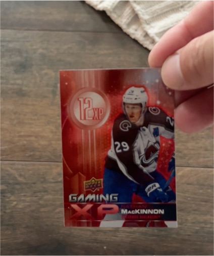 2024-25 Upper Deck Series 1 Gaming XP #GXP-14 Nathan MacKinnon — front