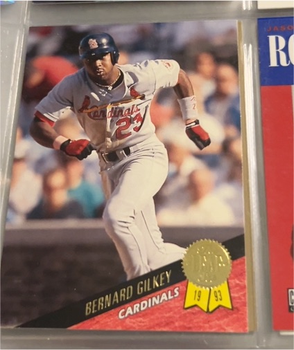 1993 Leaf #99 Bernard Gilkey — front