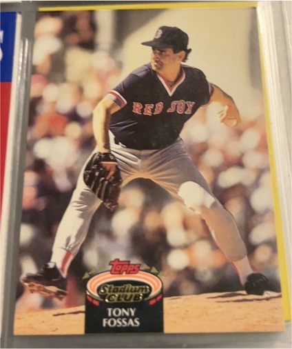 1992 Topps Stadium Club #144 Tony Fossas — front