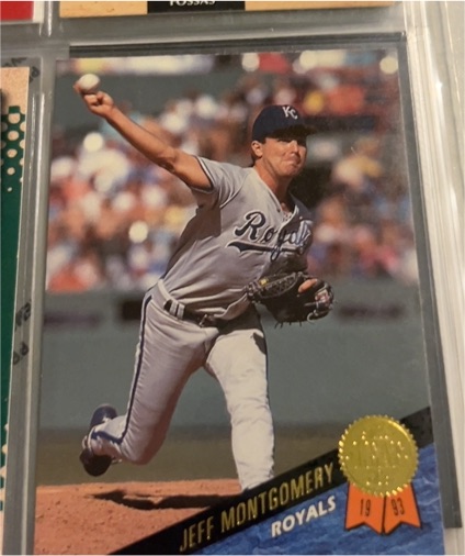 1993 Leaf #124 Jeff Montgomery — front