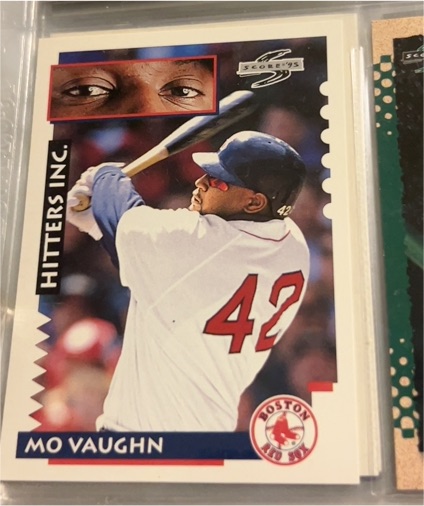1995 Score #563 Mo Vaughn — front