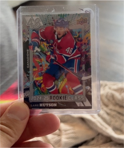 2024-25 Upper Deck Series 2 Rookie Class #RC-25 Lane Hutson — front