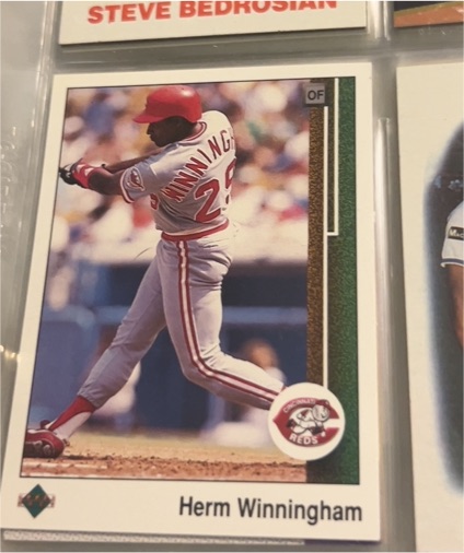 1989 Upper Deck #636 Herm Winningham — front