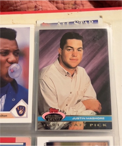 1992 Topps Stadium Club # Justin Mashore — front