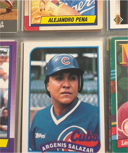 1989 Topps Tiffany #642 Argenis Salazar — front