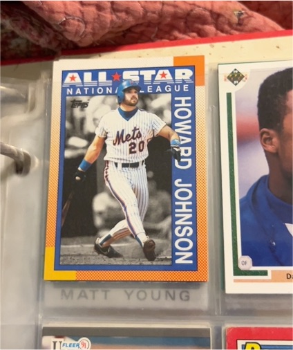 1990 Topps #399 Howard Johnson — front