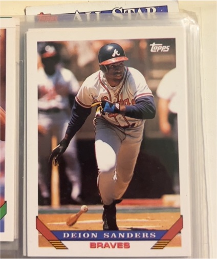 1993 Topps #795 Deion Sanders — front