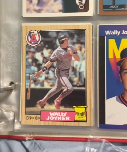 1987 O-Pee-Chee #80 Wally Joyner — front