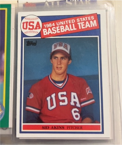 1985 Topps #390 Sid Akins — front