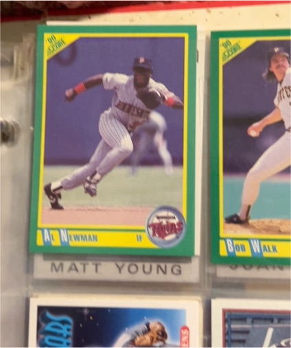 1990 Score #128 Al Newman — front