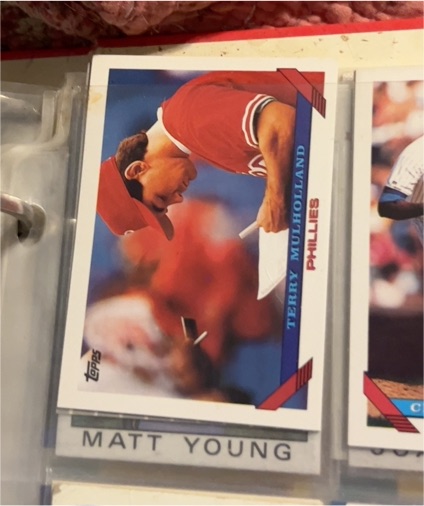 1993 Topps #555 Terry Mulholland Philadelphia Phillies — front