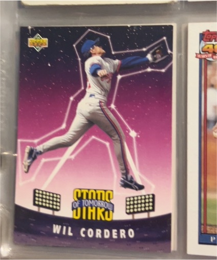 1993 Upper Deck Fun Pack #1 Wil Cordero — front