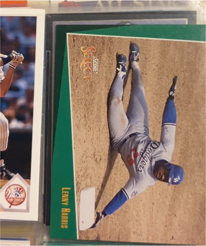 1993 Score Select #384 Lenny Harris — front