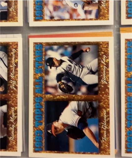 1994 Topps #393 Tom Glavine Jimmy Key — front