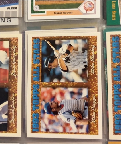 1994 Topps #391 Mike Piazza / Mike Stanley — front